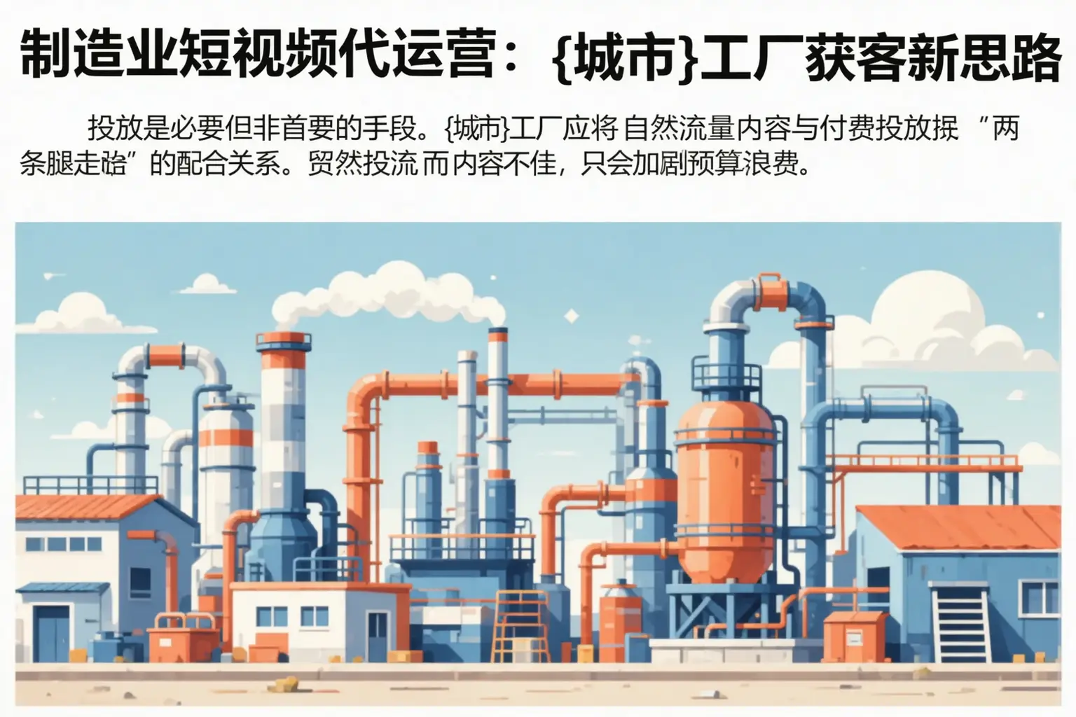 制造业短视频代运营：安州工厂获客新思路